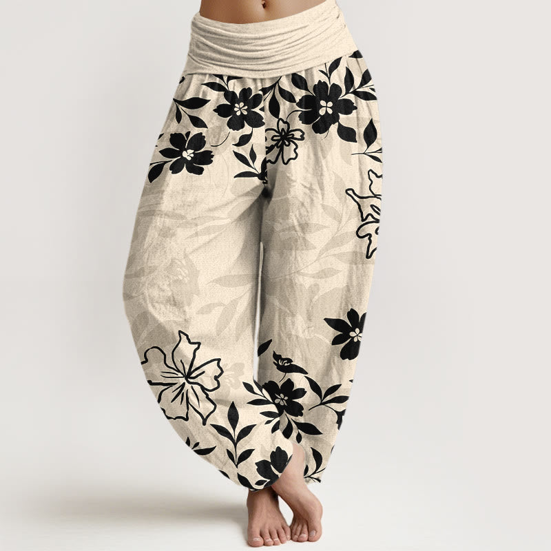 Pantalons Harem Élastiques