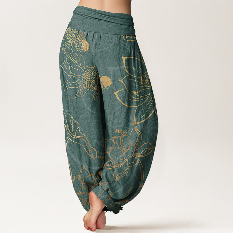 Pantalons Harem Élastiques