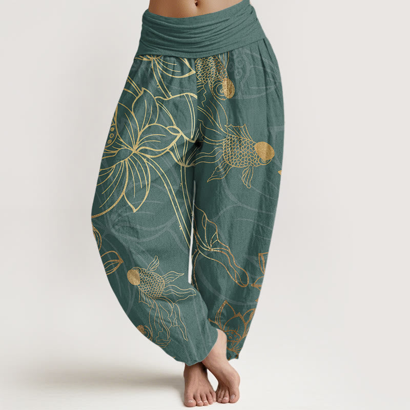 Pantalons Harem Élastiques