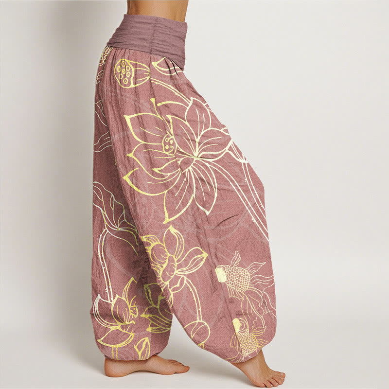 Pantalons Harem Élastiques