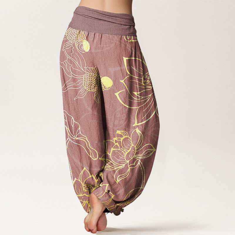 Pantalons Harem Élastiques