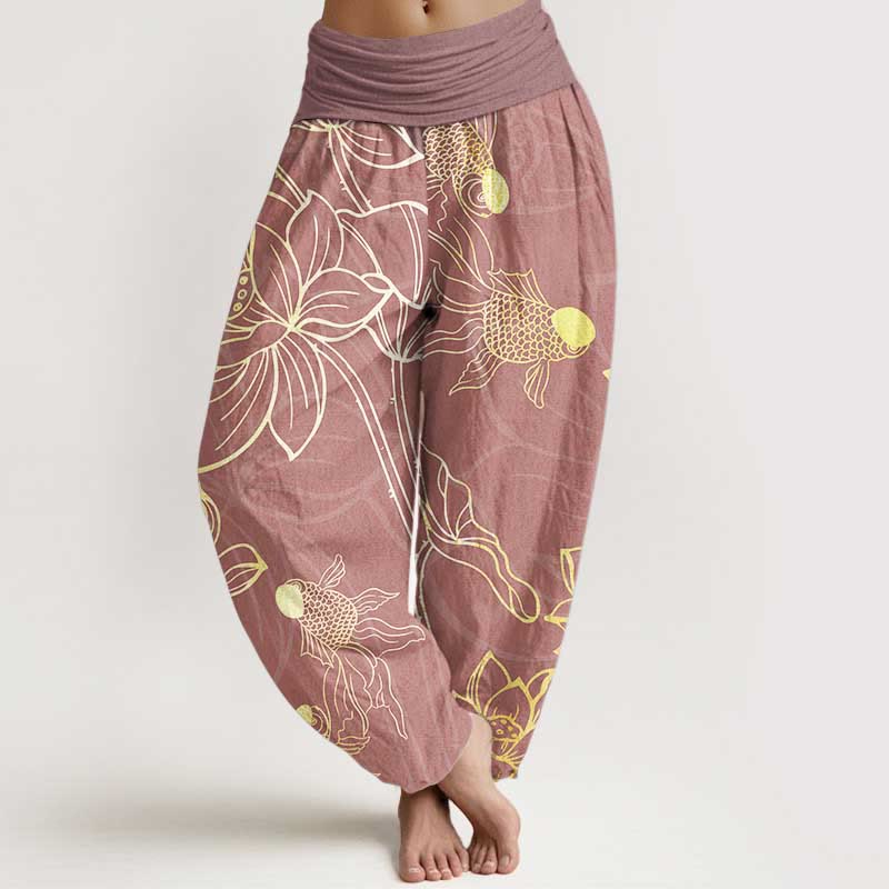 Pantalons Harem Élastiques