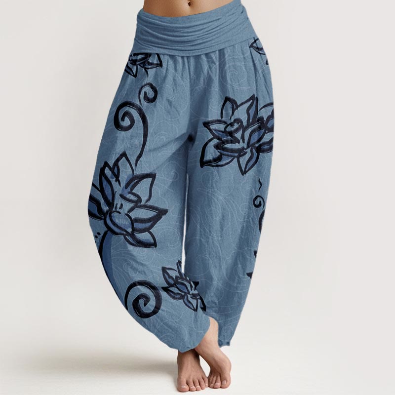 Pantalons Harem Élastiques
