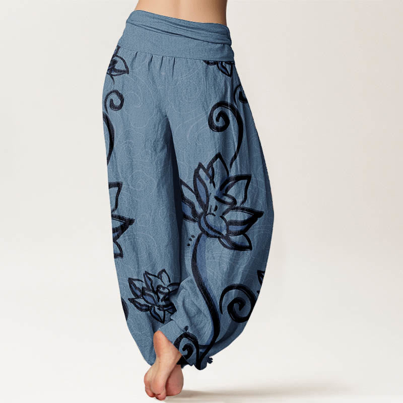 Pantalons Harem Élastiques