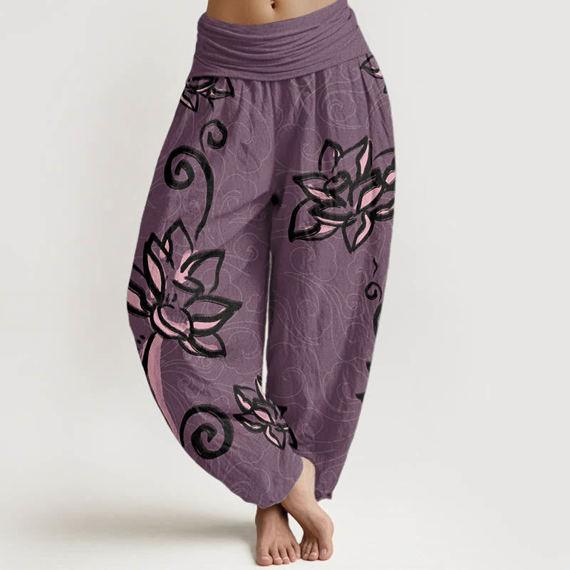 Pantalons Harem Élastiques