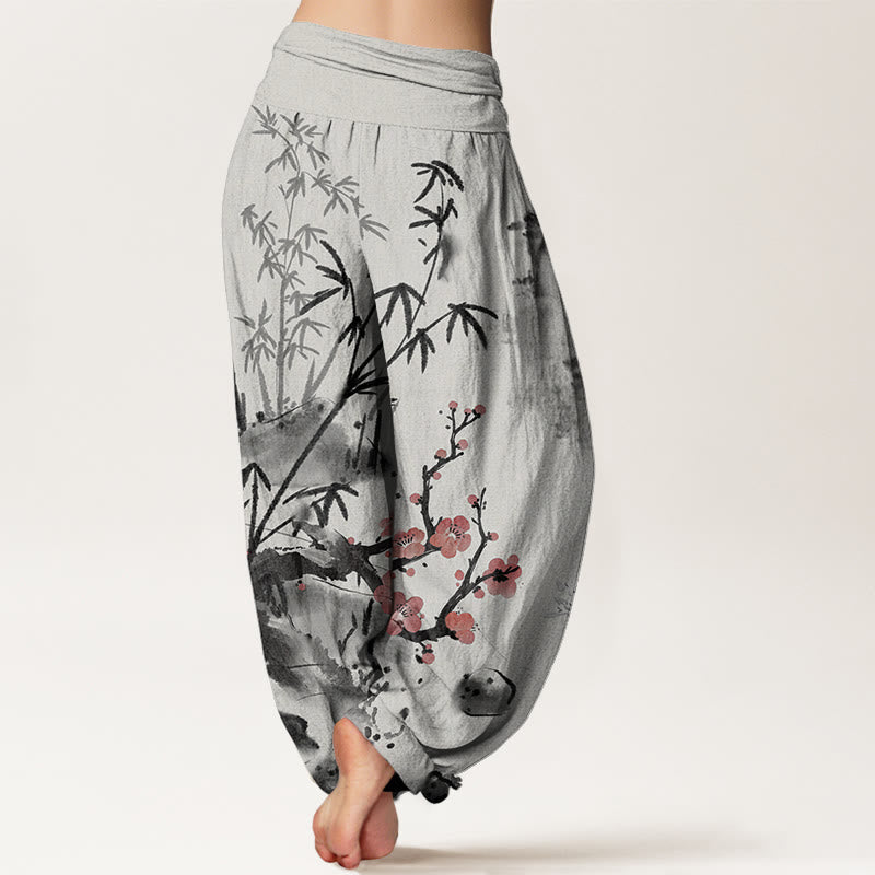 Pantalons Harem Élastiques