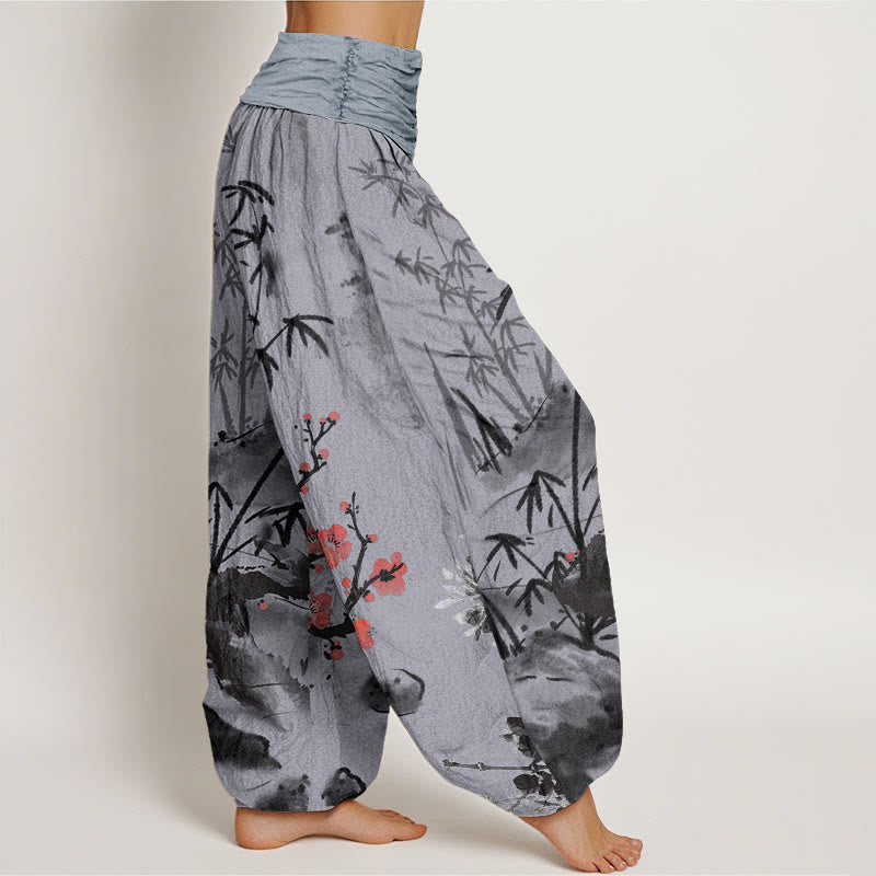 Pantalons Harem Élastiques