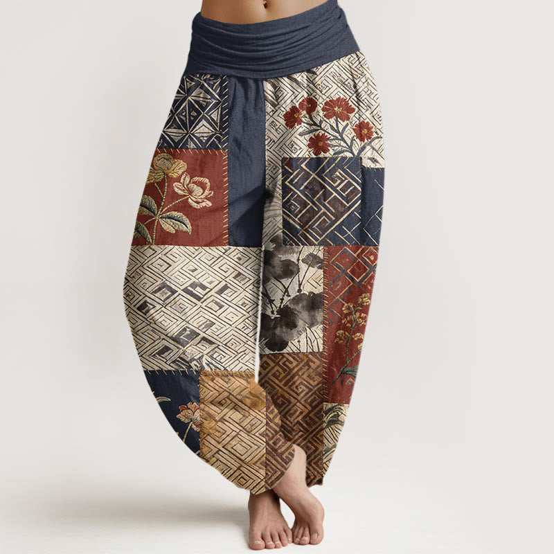 Pantalons Harem Élastiques