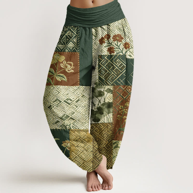 Pantalons Harem Élastiques