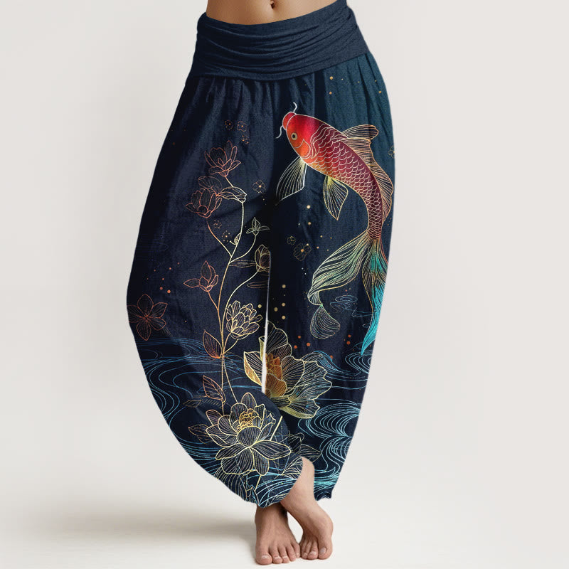 Pantalons Harem Élastiques