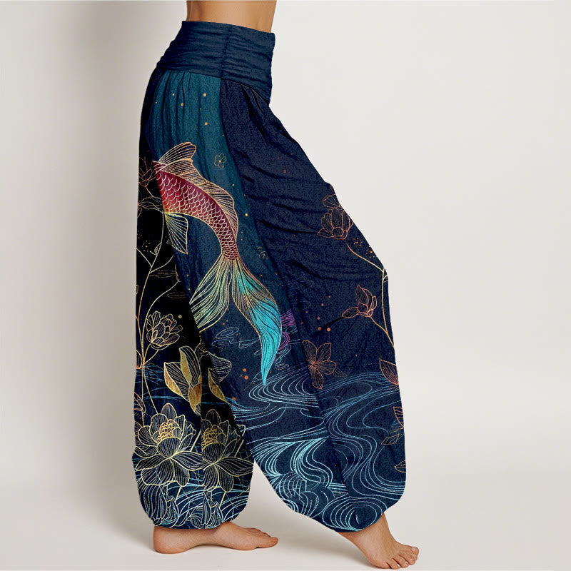 Pantalons Harem Élastiques