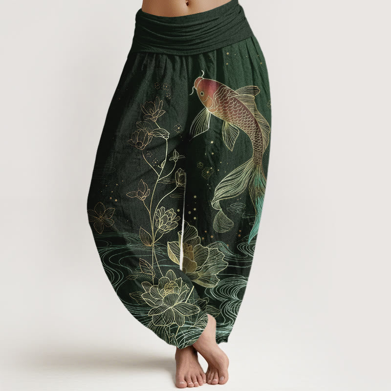 Pantalons Harem Élastiques
