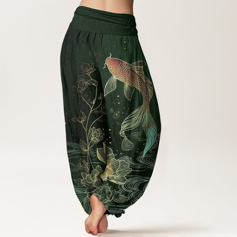 Pantalons Harem Élastiques