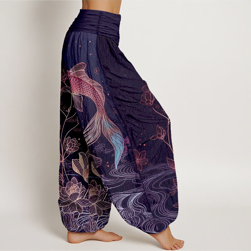 Pantalons Harem Élastiques