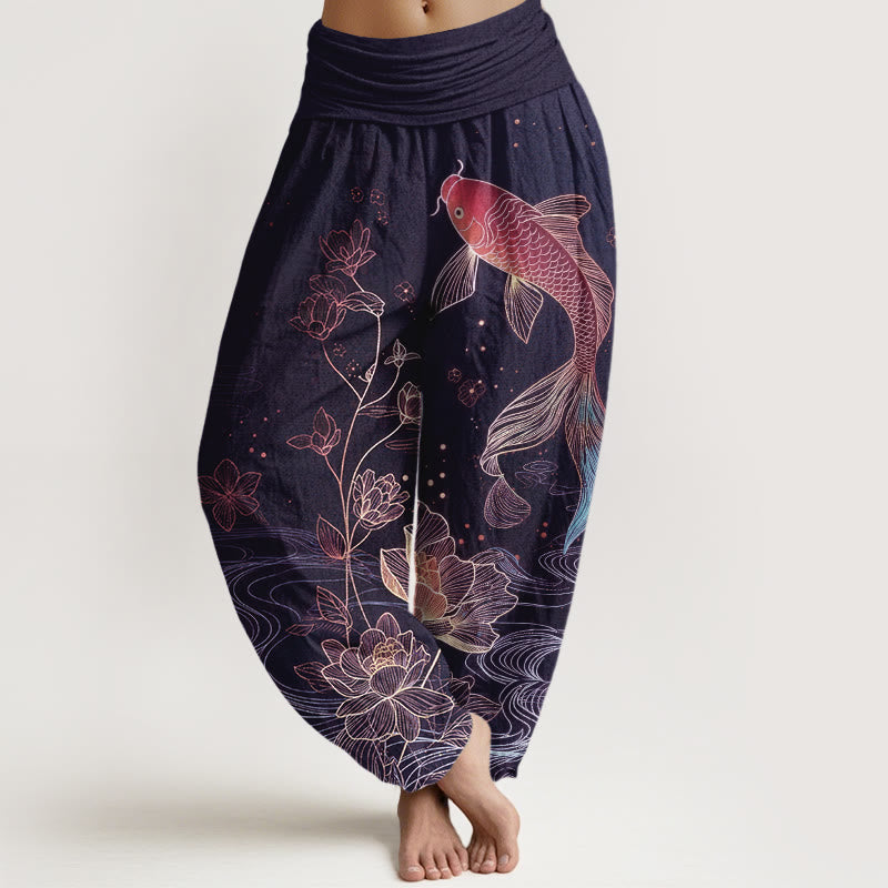 Pantalons Harem Élastiques