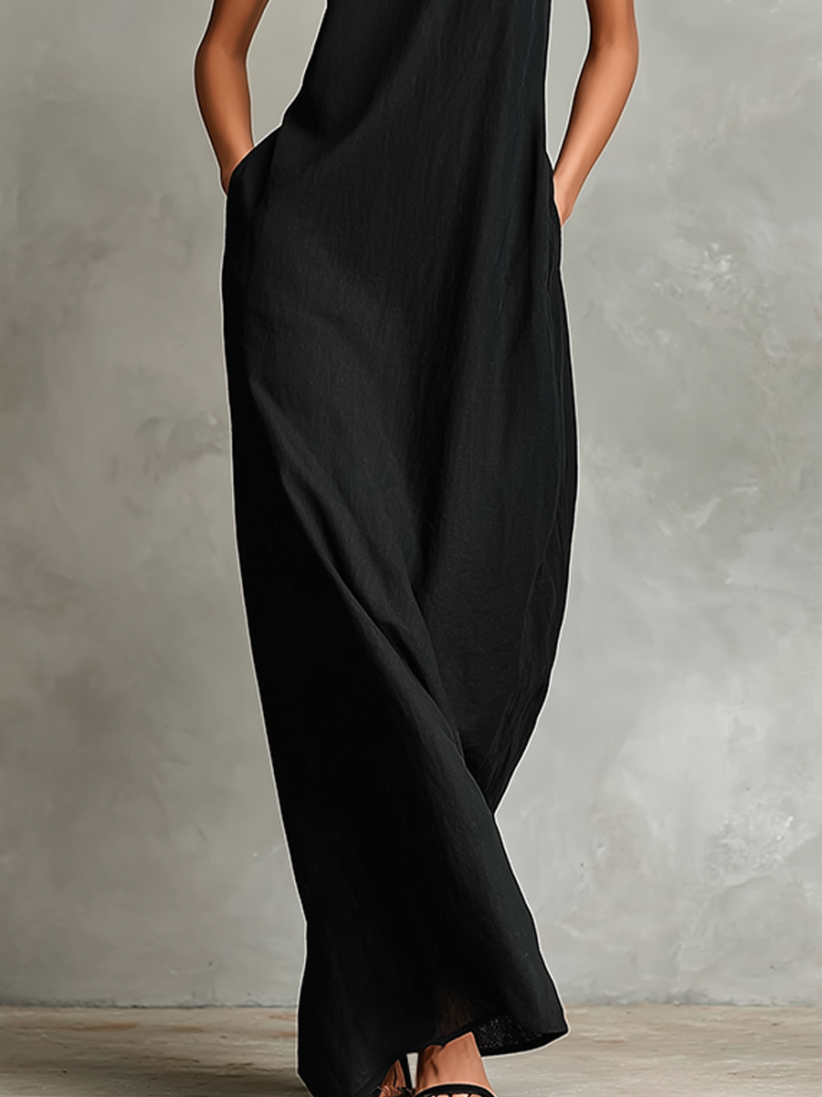 Juliette | Robe Maxi Élégante Sans Manches