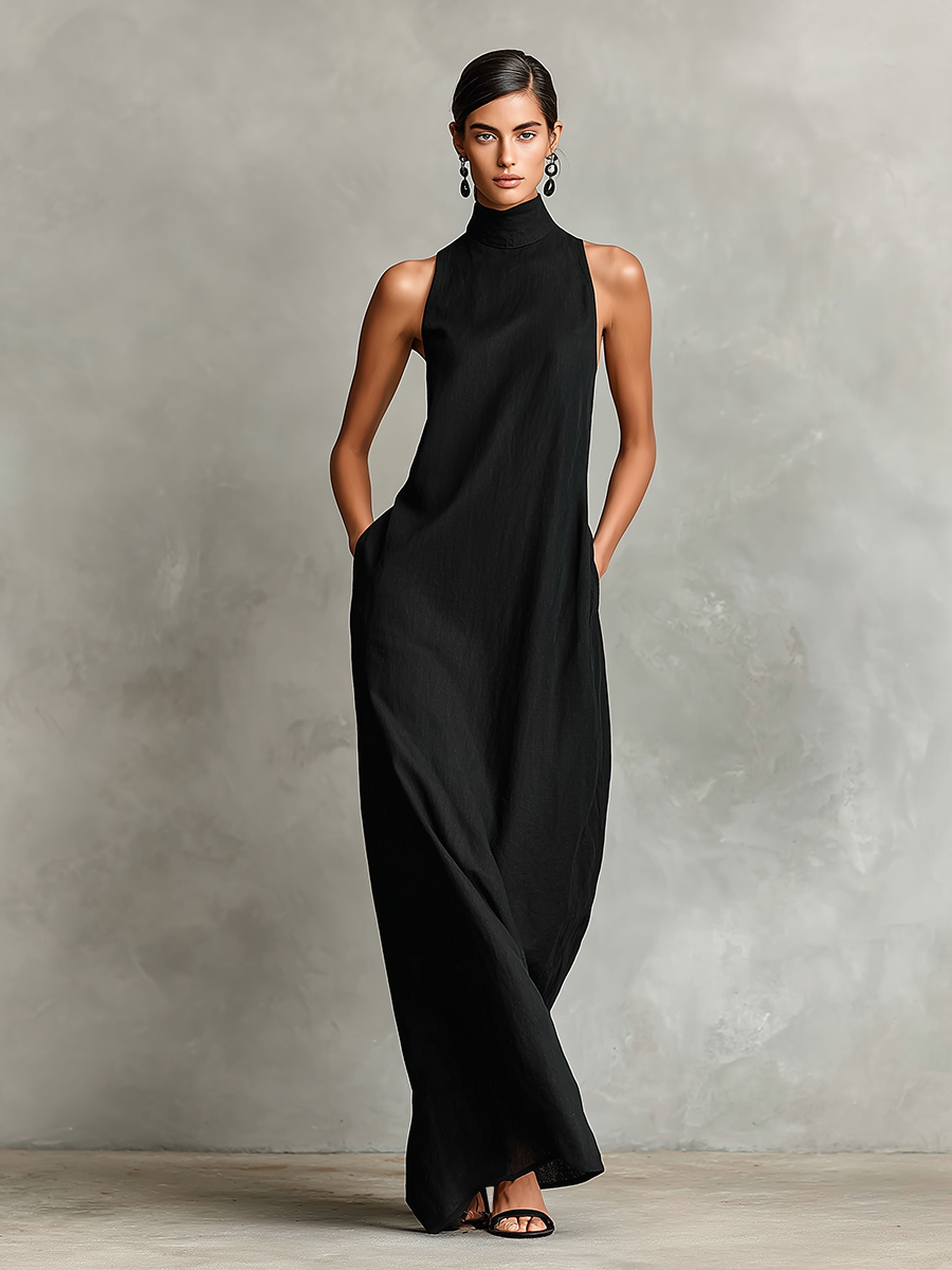 Juliette | Robe Maxi Élégante Sans Manches
