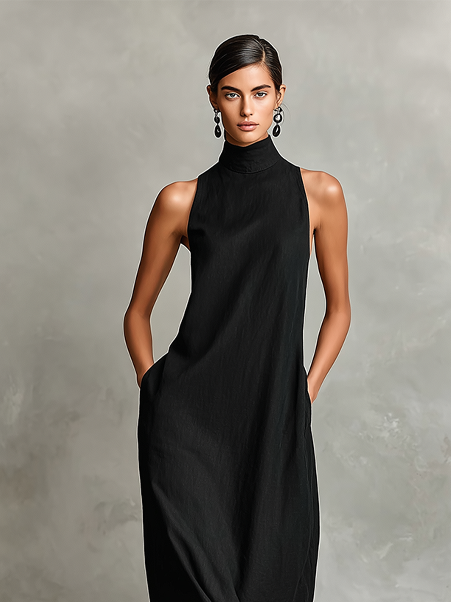 Juliette | Robe Maxi Élégante Sans Manches