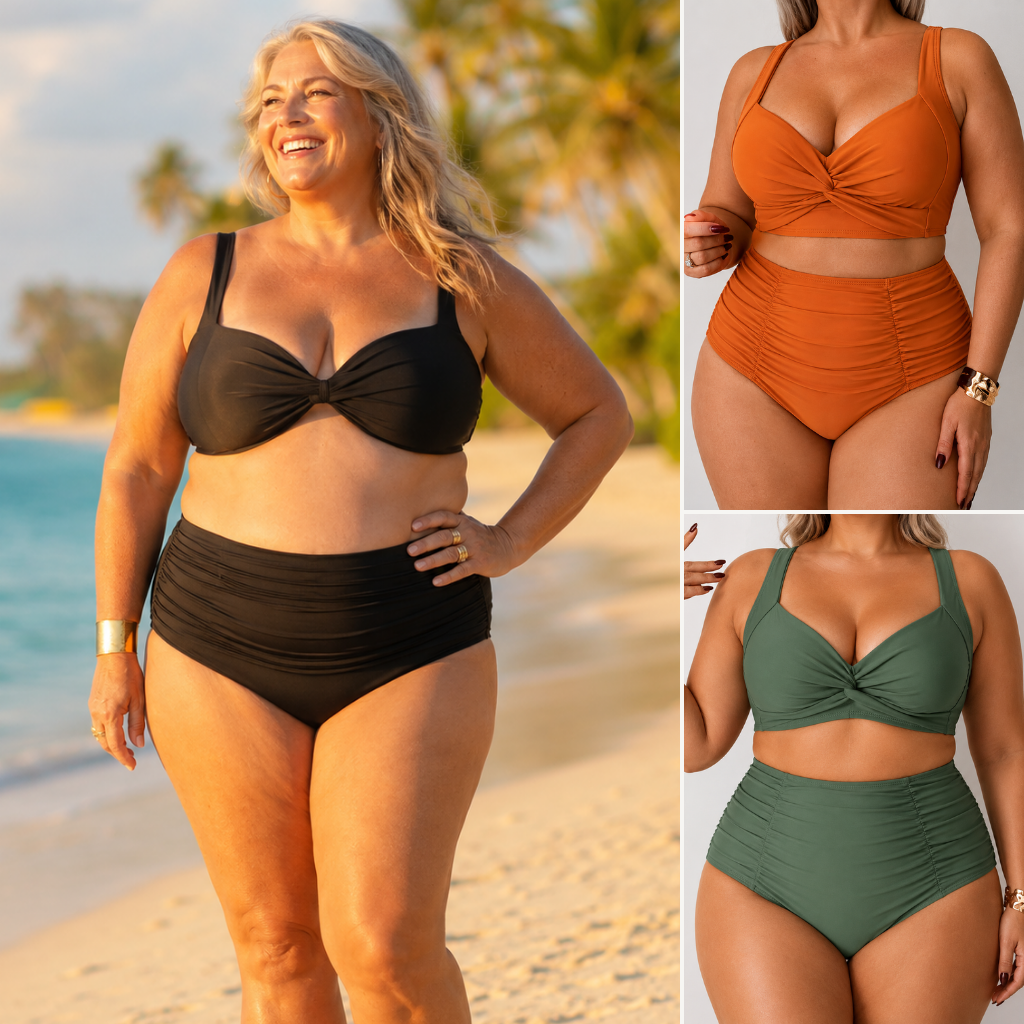 NALA | Ensemble de bikini d'été taille haute