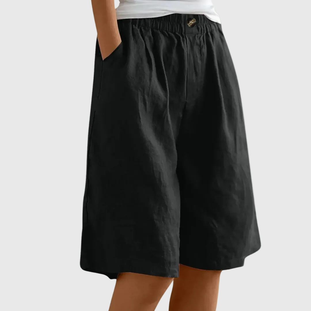 MARIE | Shorts Amples Taille Élastique