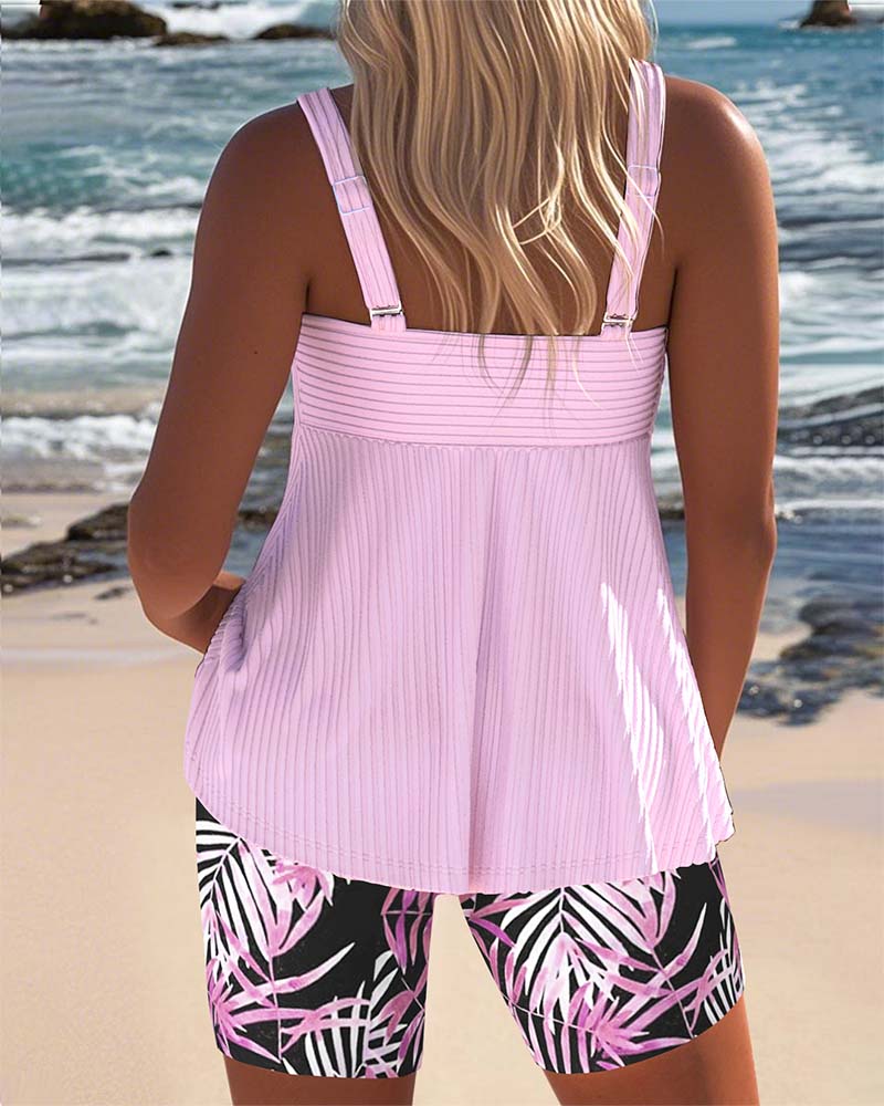 LUCIENNE | Ensemble de Tankini Coloré
