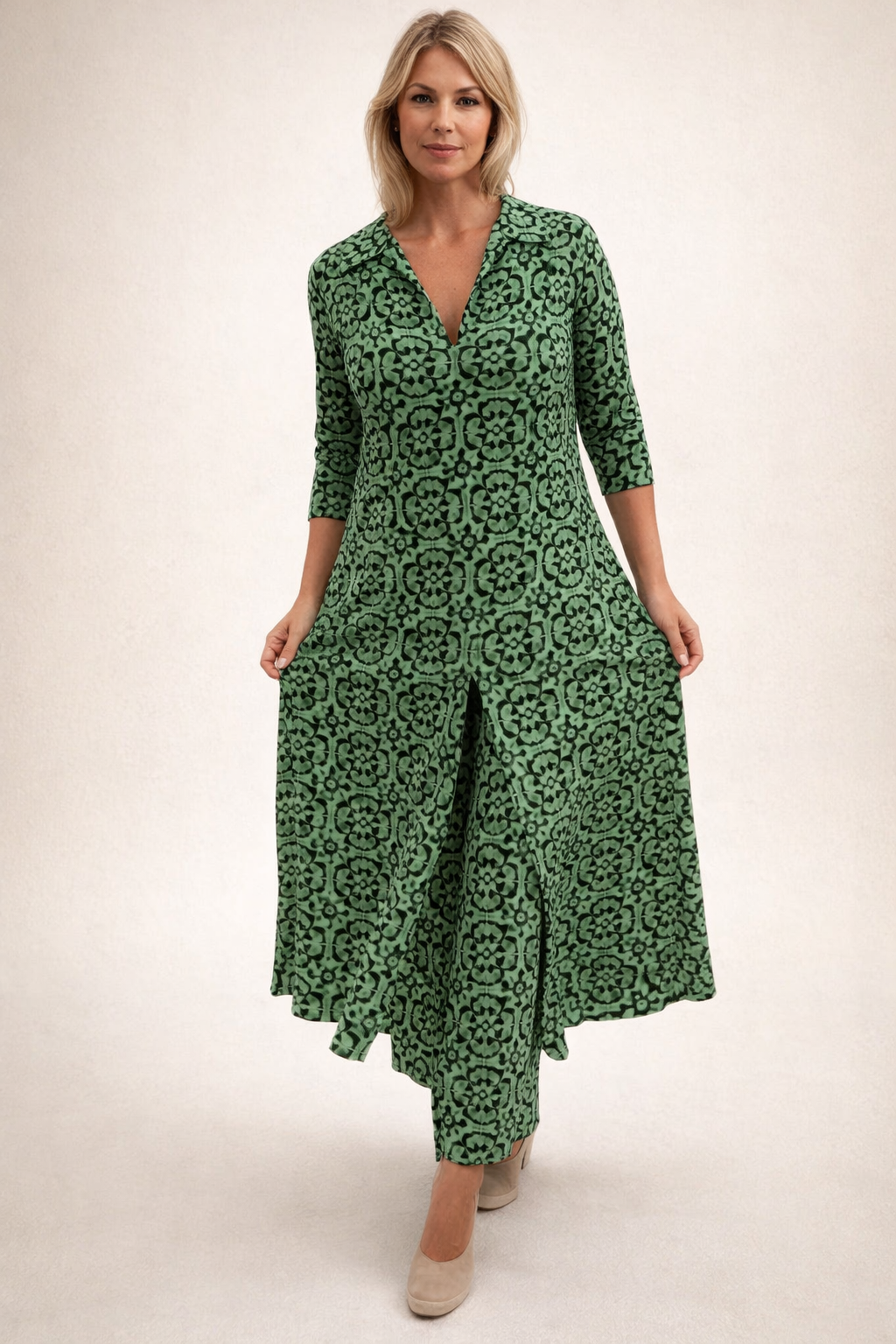 MARGARET™ | Robe à Motifs