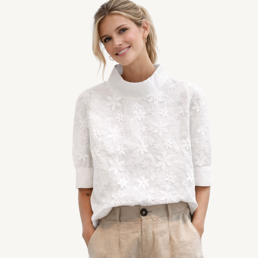 LEONI™ | Blouse à col