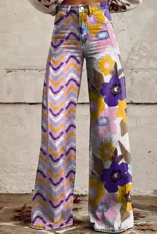 ISADORA™ | Pantalons Fleurs Bohèmes