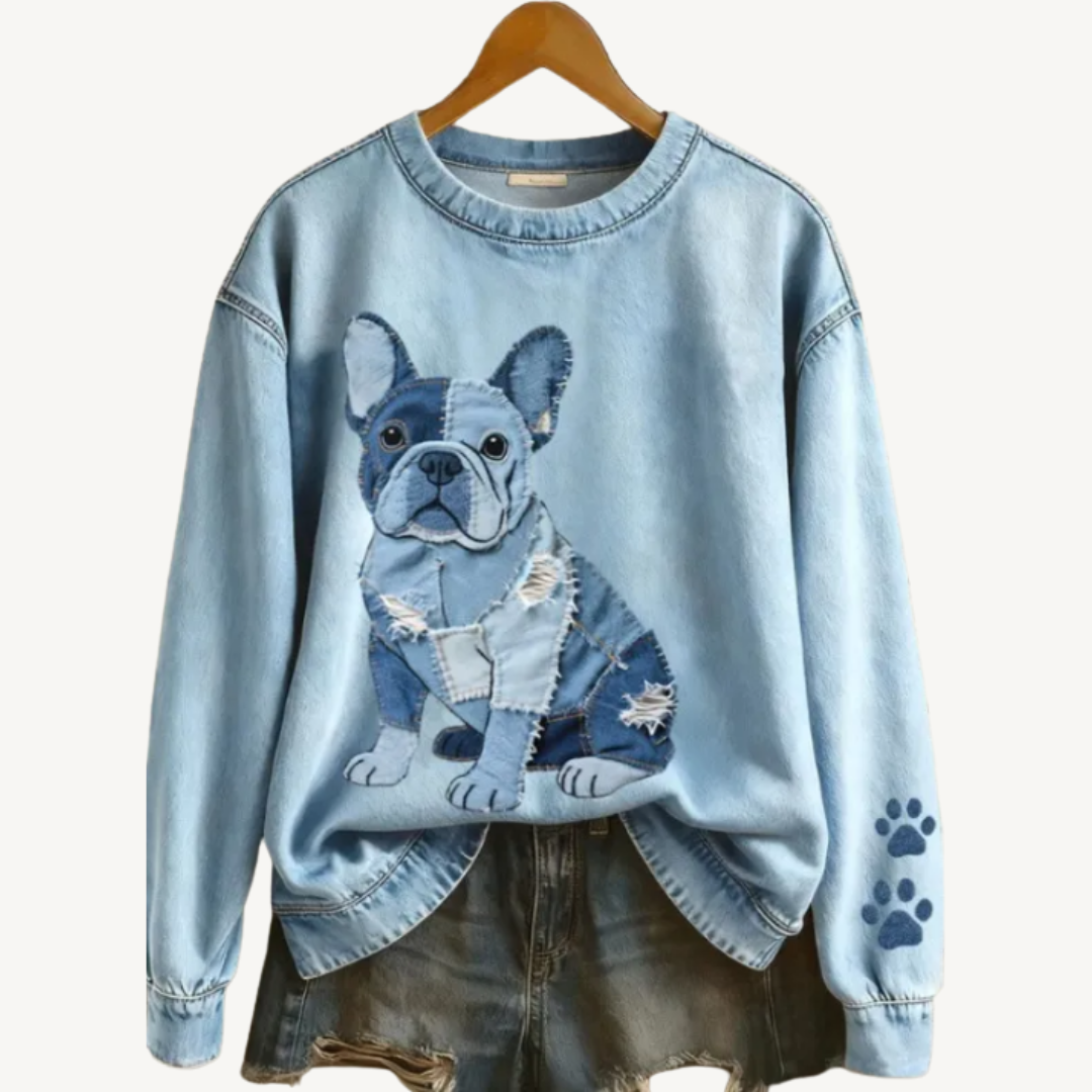 DOUDOU™ | Pull en denim