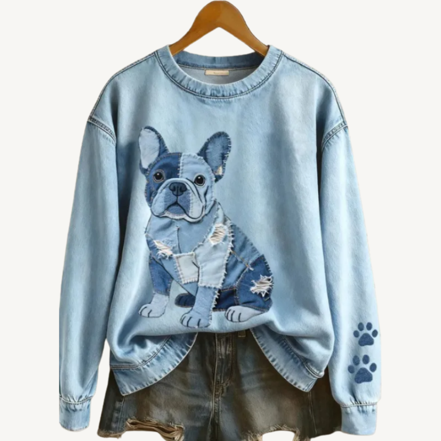 DOUDOU™ | Pull en denim