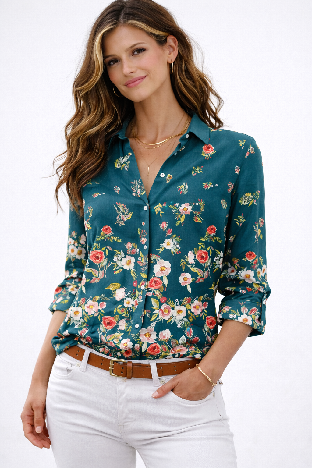 FEY™ | Blouse imprimée