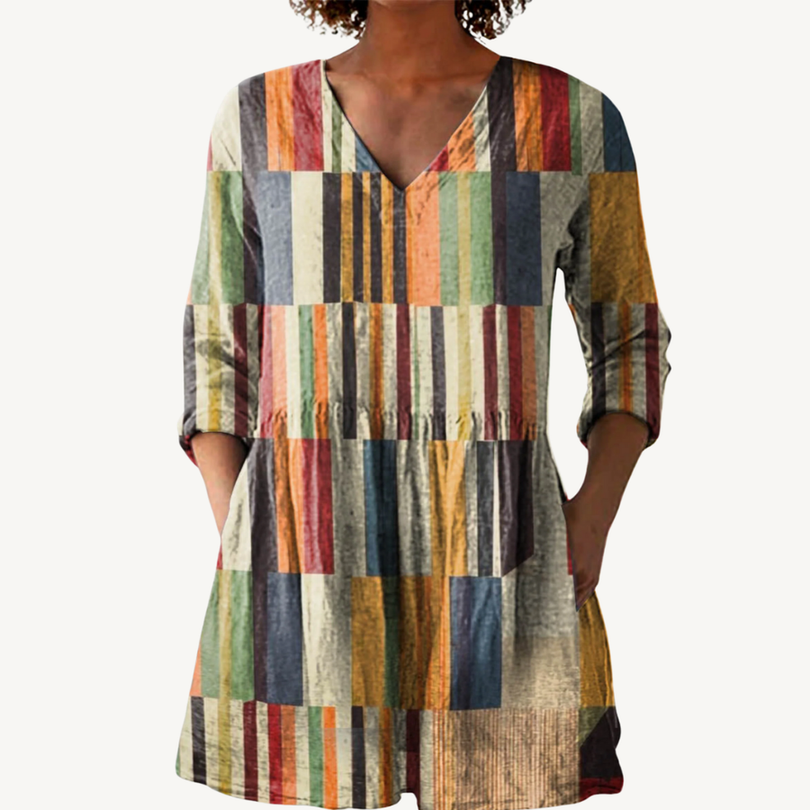 FARRAH™ | Blouse longue à col en V