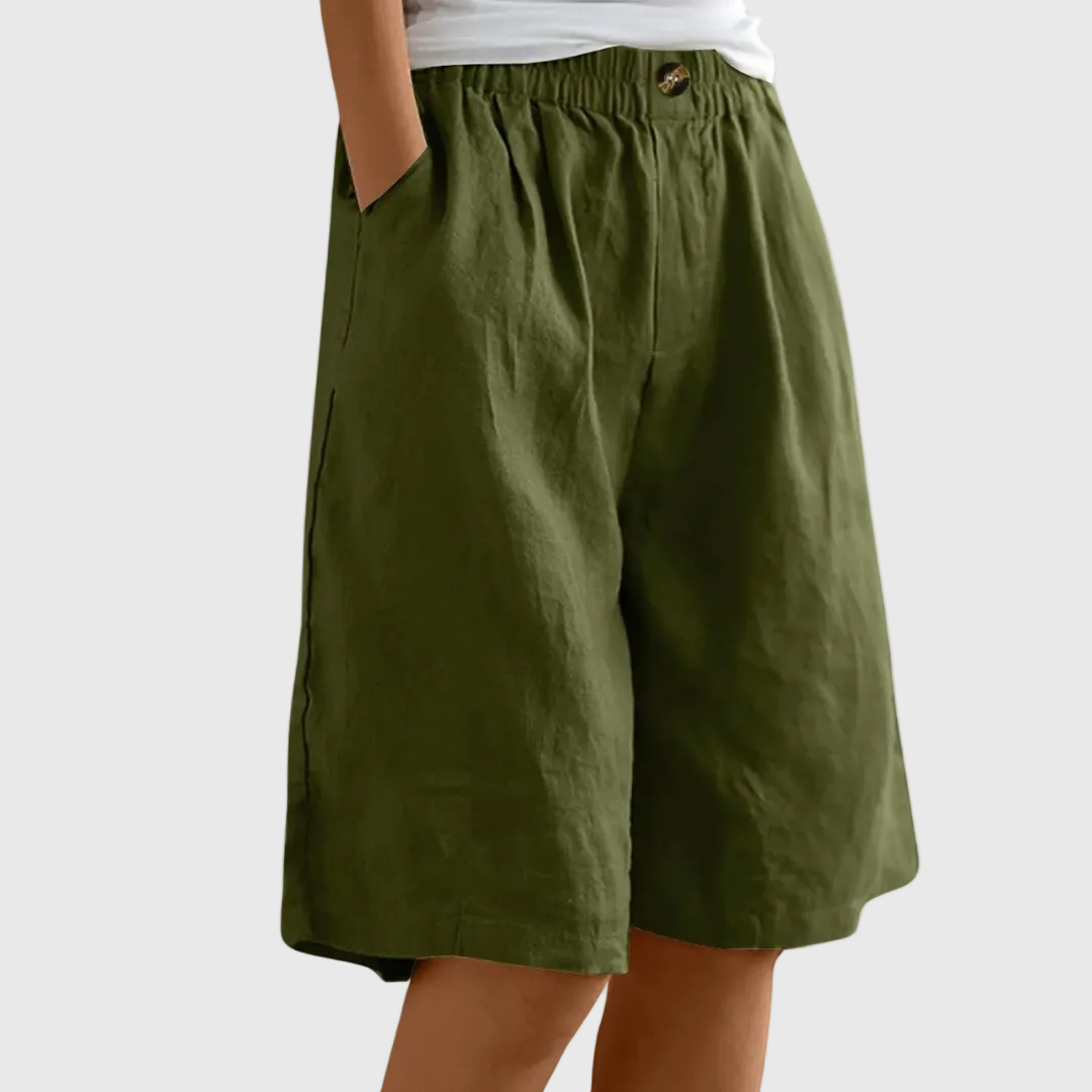 MARIE | Shorts Amples Taille Élastique