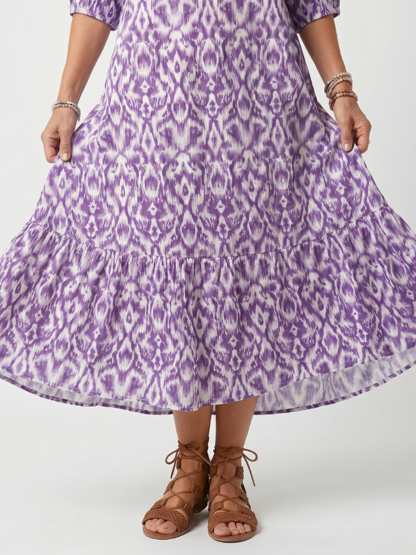 Aurélie | Robe Maxi Fleurie Élégante