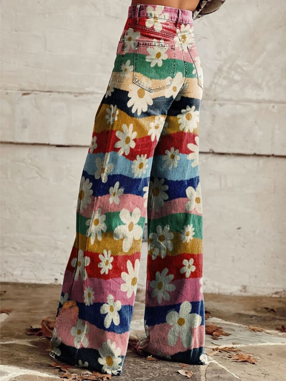 LÉON™ | Pantalon Floral Élégant