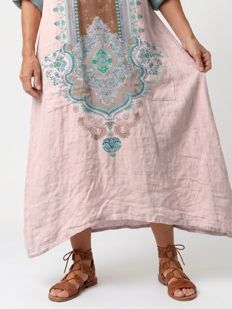 Océane | Robe Maxi Bohème Brodée