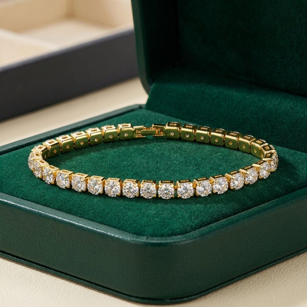 Bracelet de Tennis en Pierre de Venise