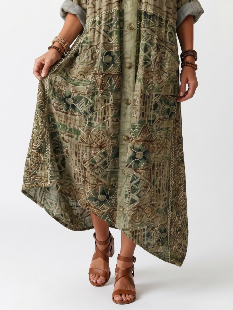 Josée | Robe Maxi Bohème Imprimée
