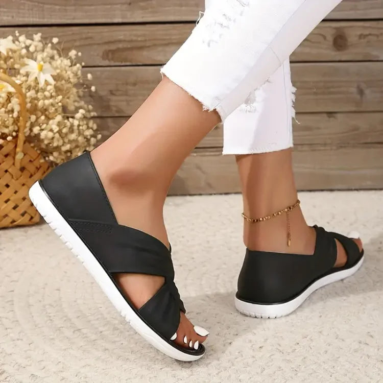 Florinda - Sandales confortables à nœud papillon pour femmes