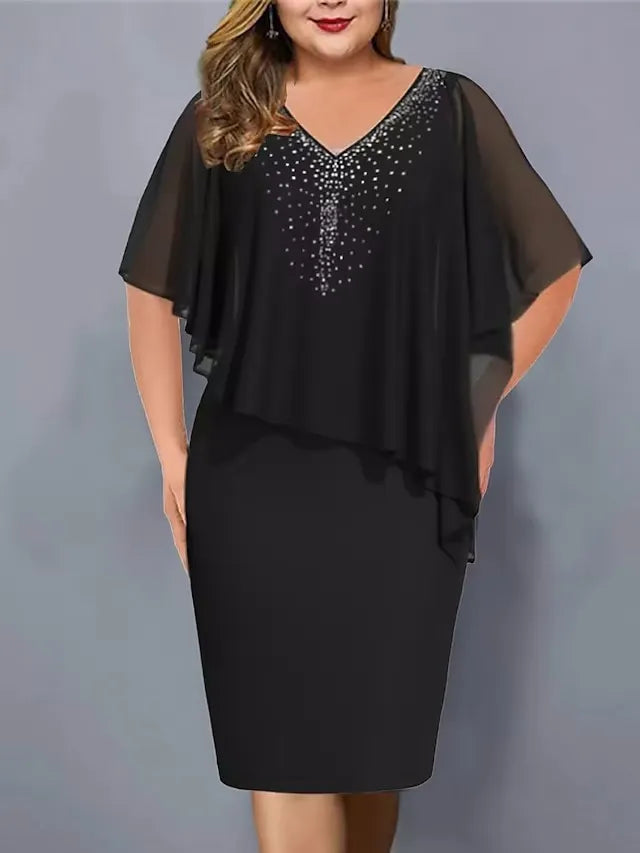 Claudine | Robe Élégante Grande Taille