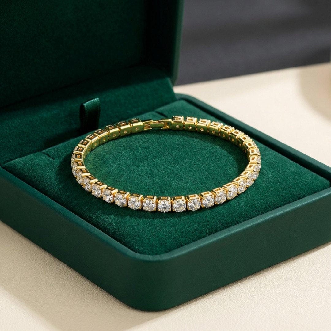 Bracelet de Tennis en Pierre de Venise