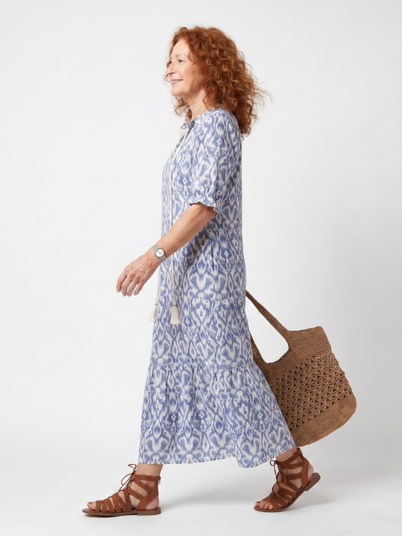 Élodie | Robe Maxi Fleurie Élégante
