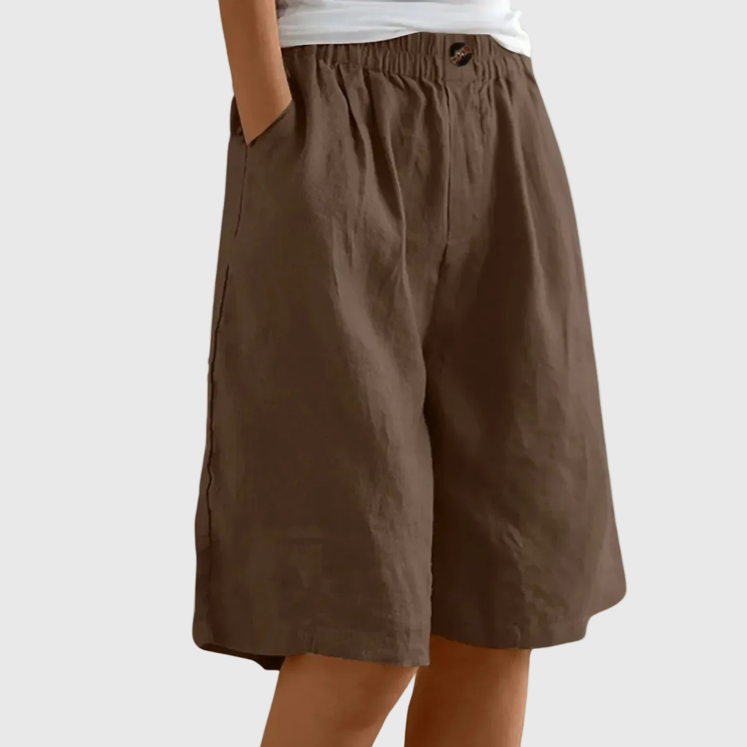MARIE | Shorts Amples Taille Élastique
