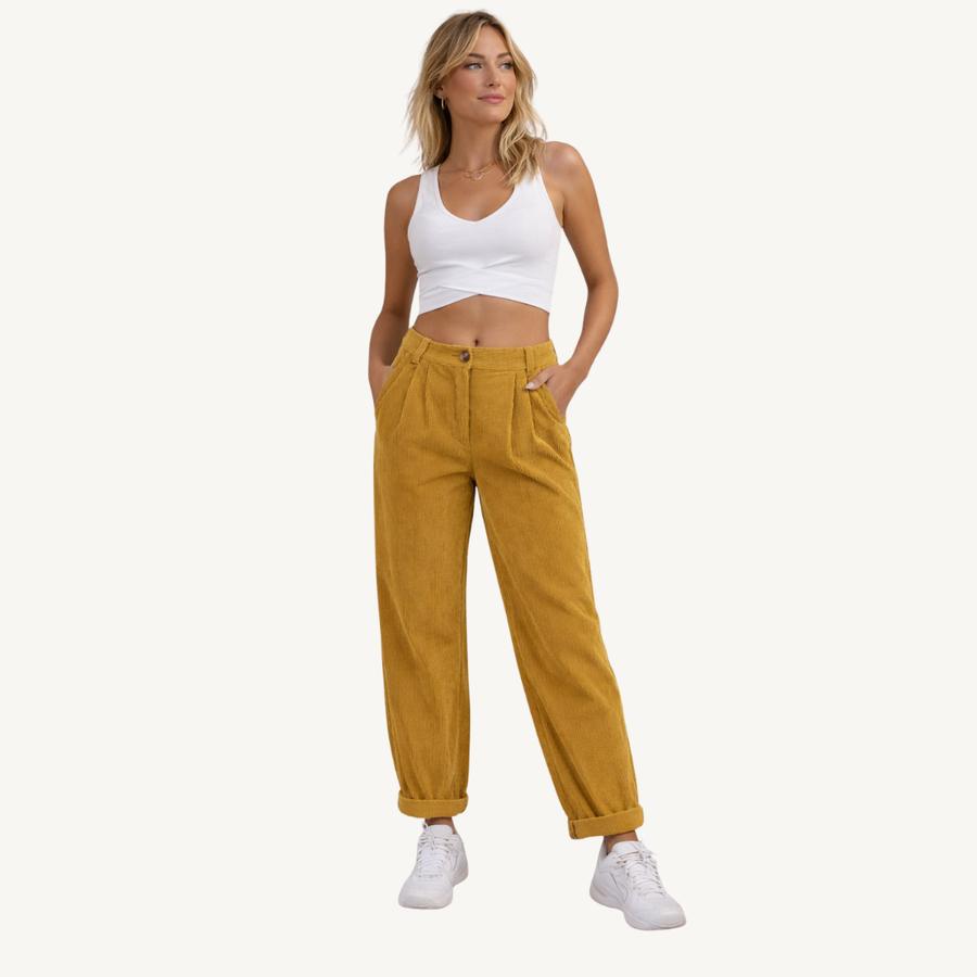 NOÉMIE ™ | Pantalon en velours côtelé