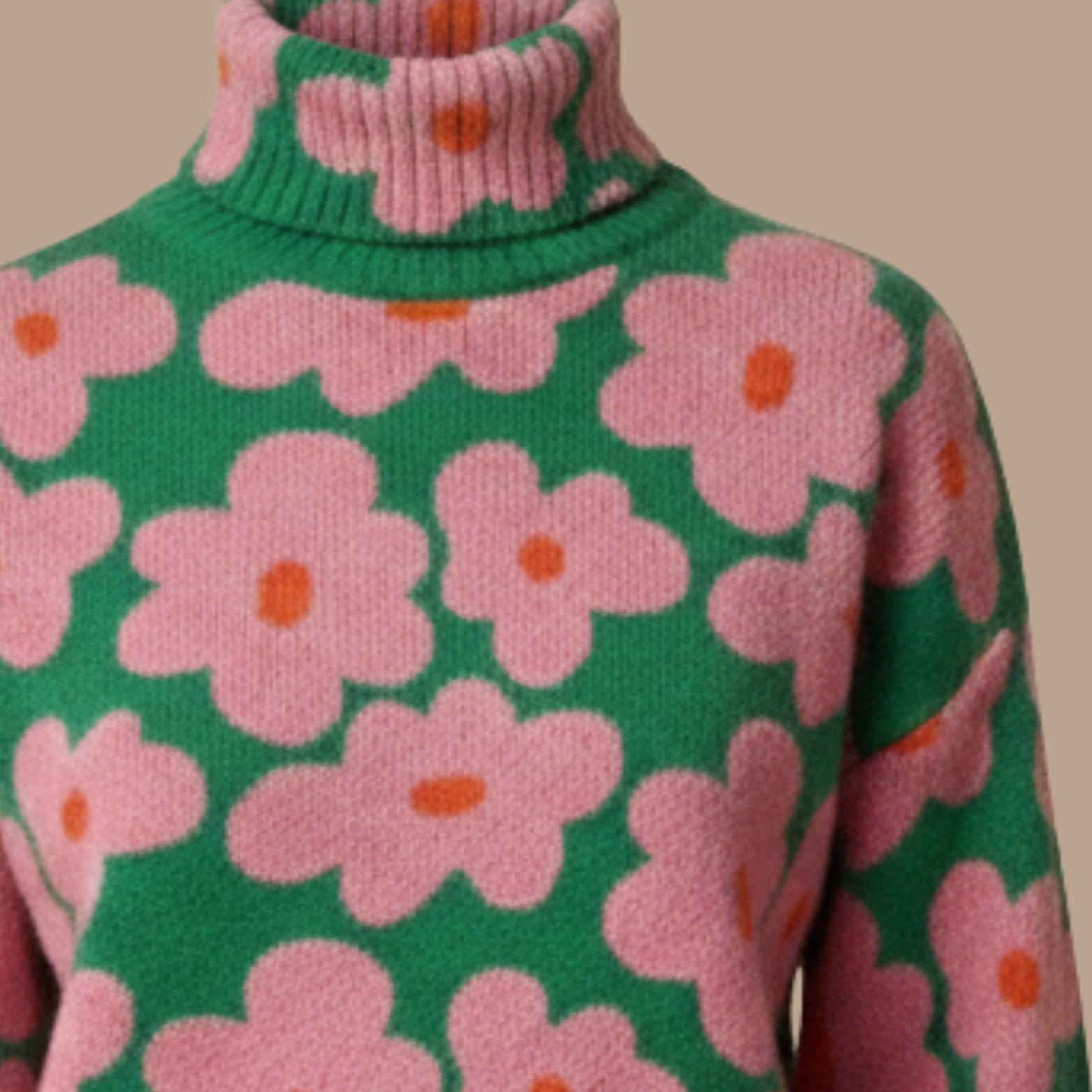 LOUISE™ | Pull Col Roulé Design