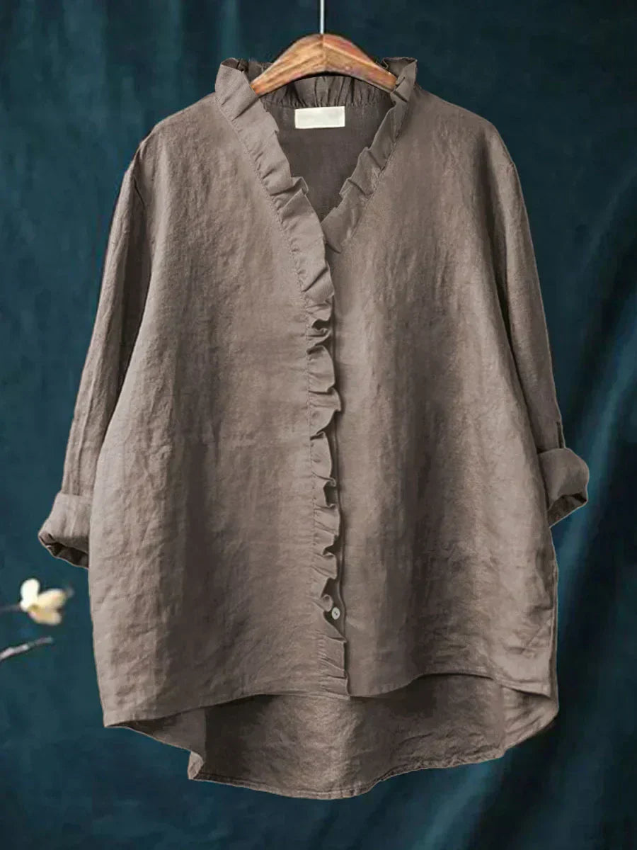 LILY | Blouse Légère Avec Volants