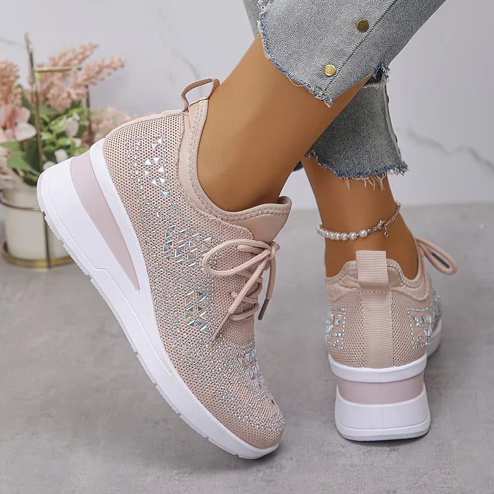 Giselle – Baskets orthopédiques avec strass scintillants
