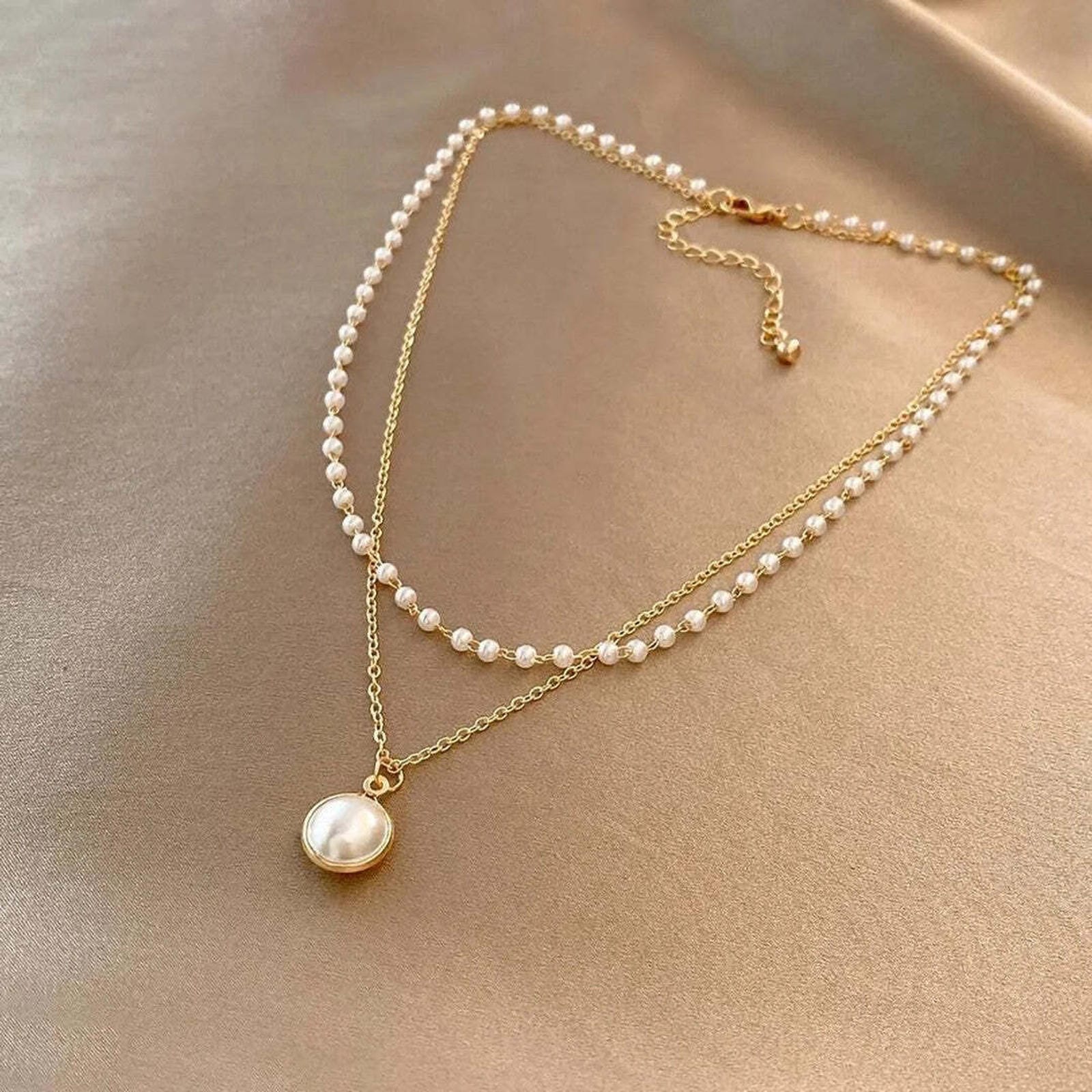 Collier de Perles Lustrées