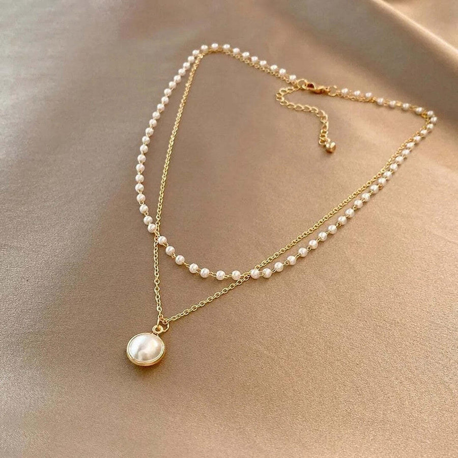 Collier de Perles Lustrées