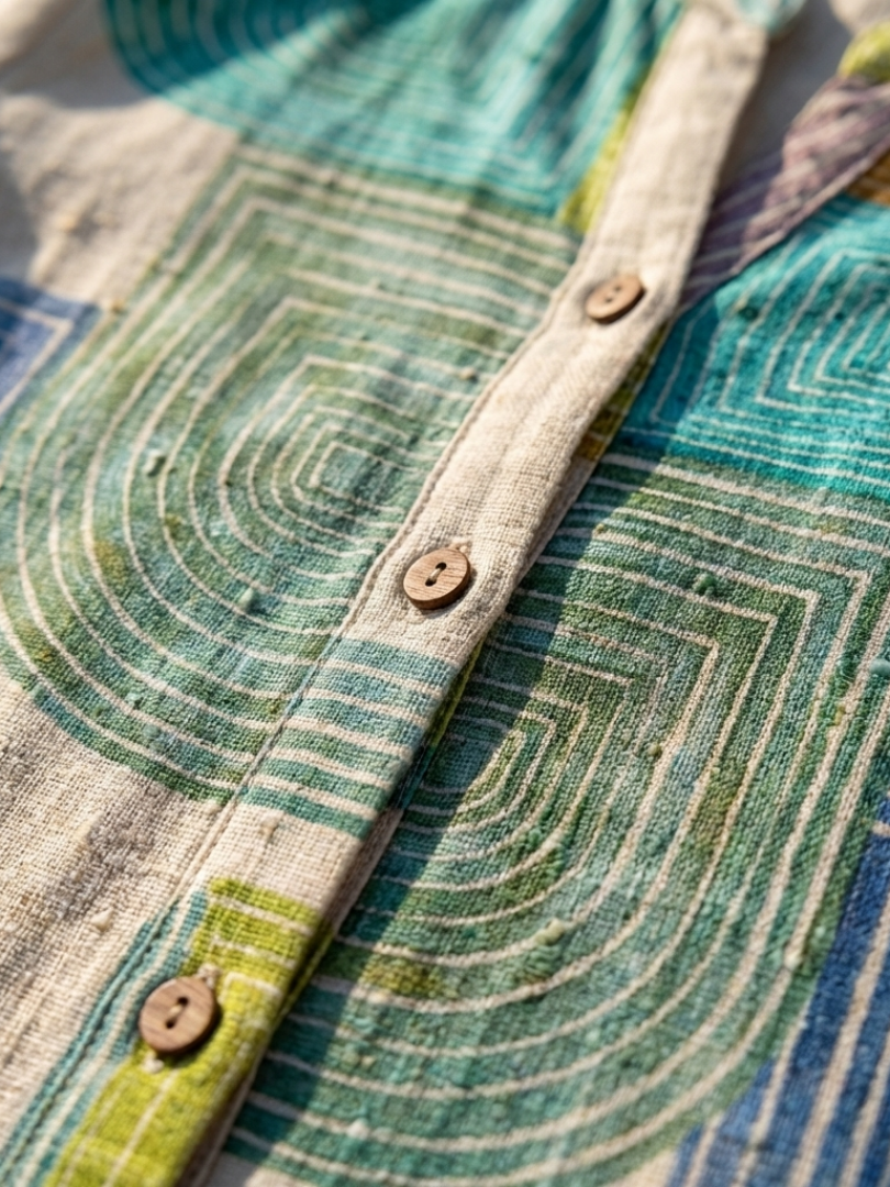 FENELLA™ | Robe à Col V à Manches Courtes Longueur Genou